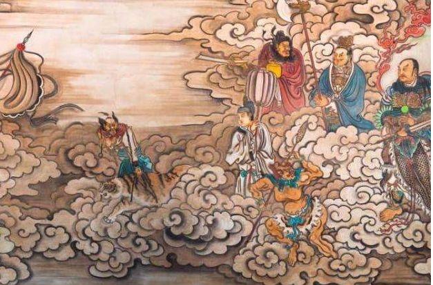 北极四圣:天蓬大元帅 天猷元帅 翊圣元帅 真武大帝